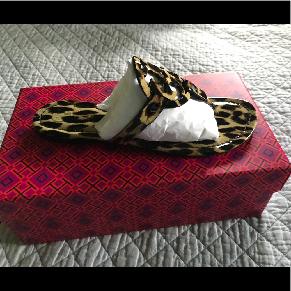 Tory Burch Printed Miller Sandals (NIB)
